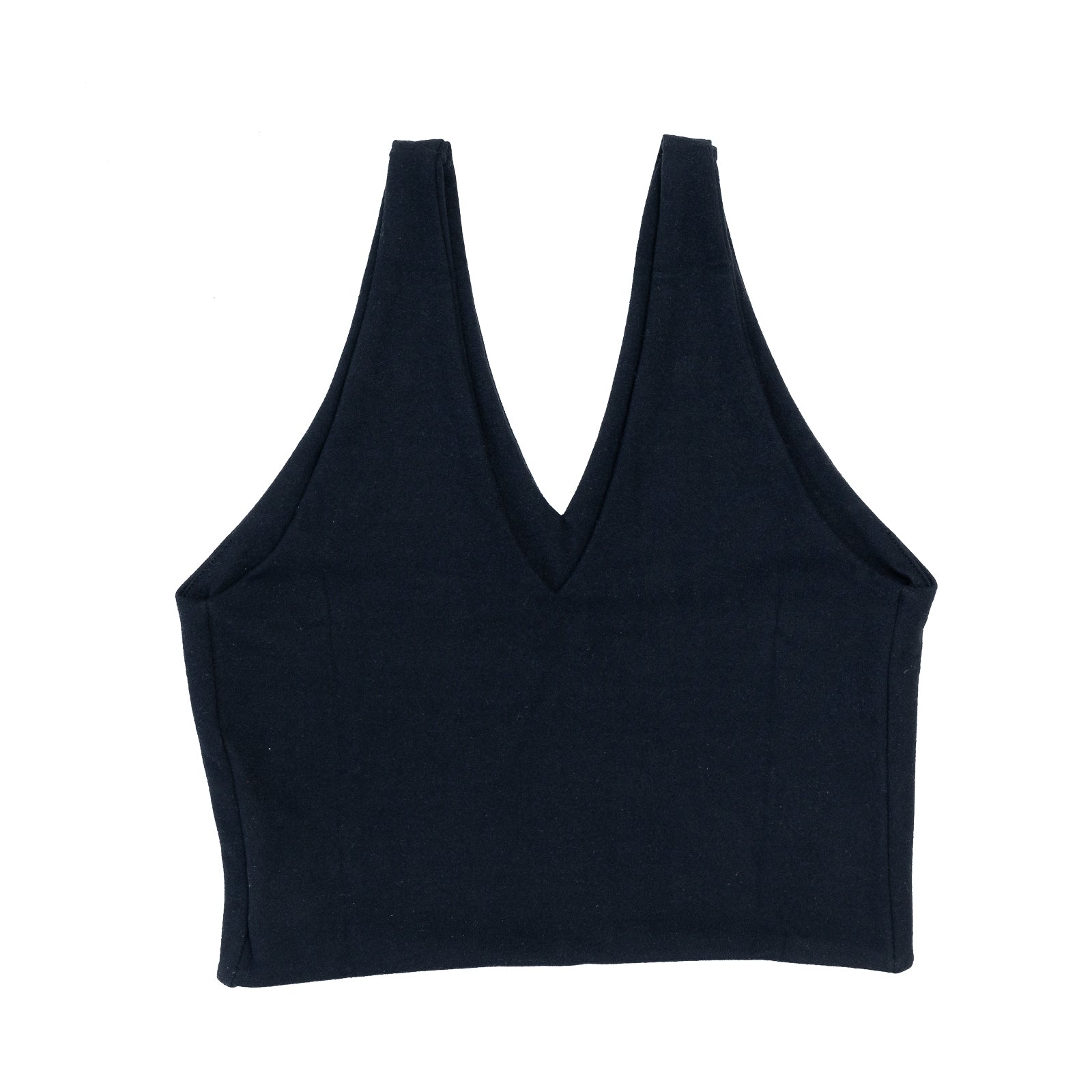 Joah Brown V-Neck Tank Bra 'Sueded Onyx'