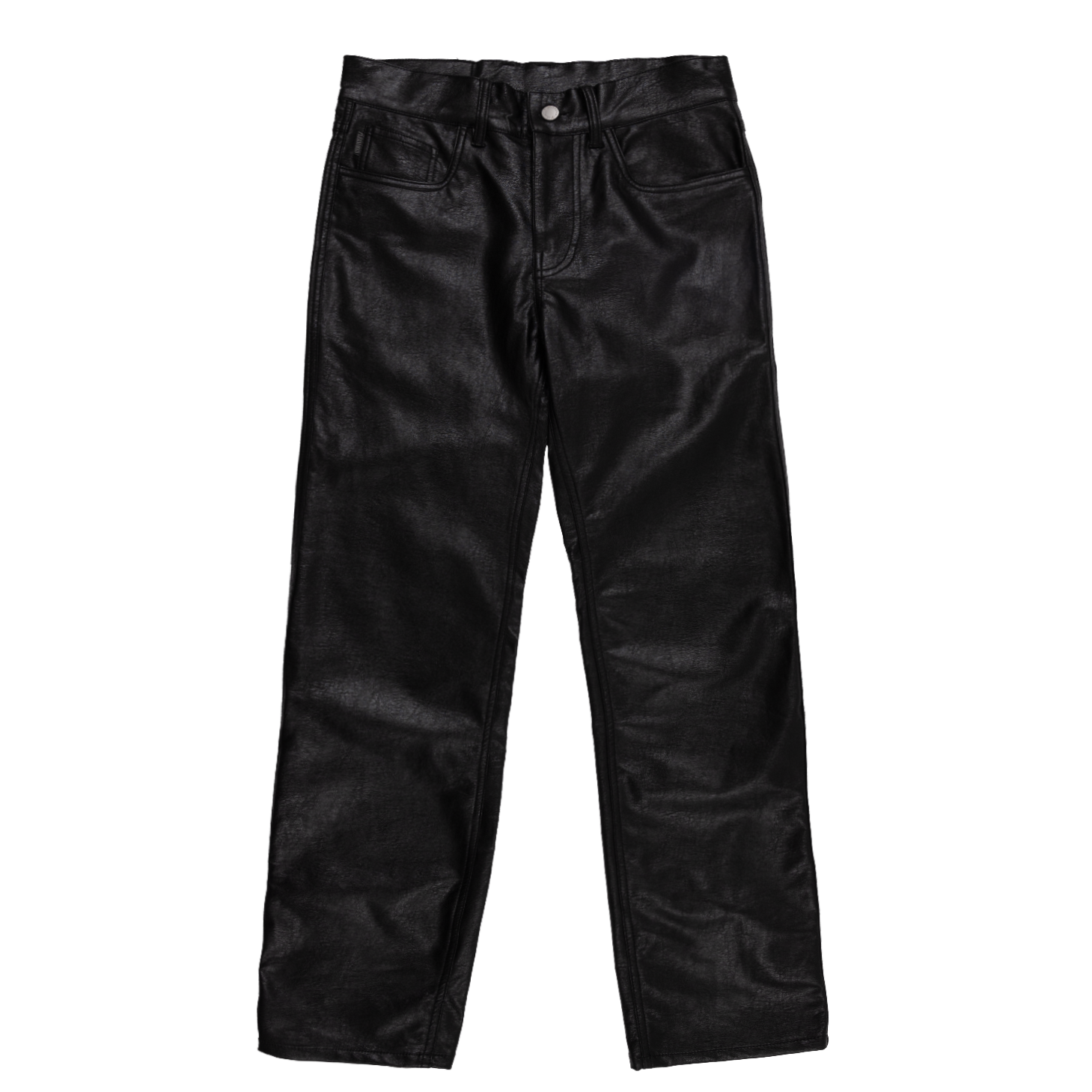 Pleasures Vegan Leather 5 Pocket Pants 'Black'