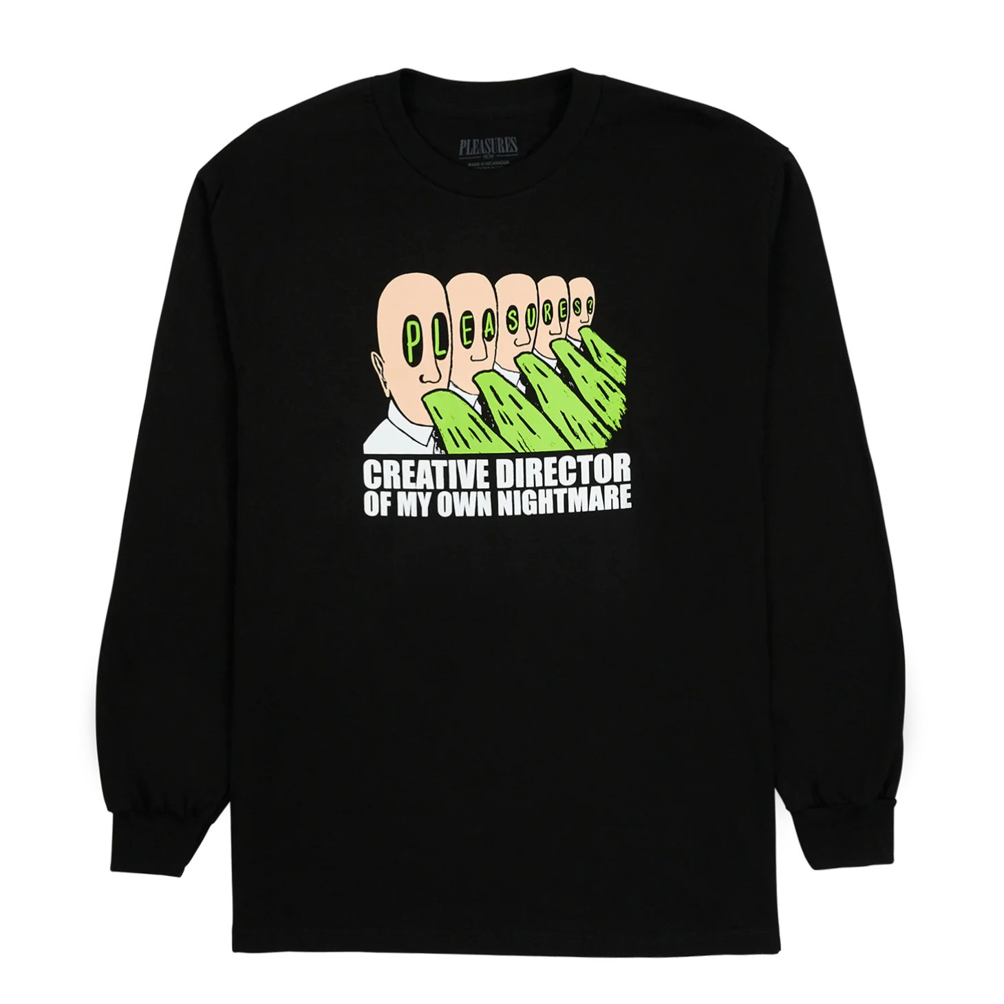 Pleasures Vomit Long Sleeve T-Shirt 'Black'