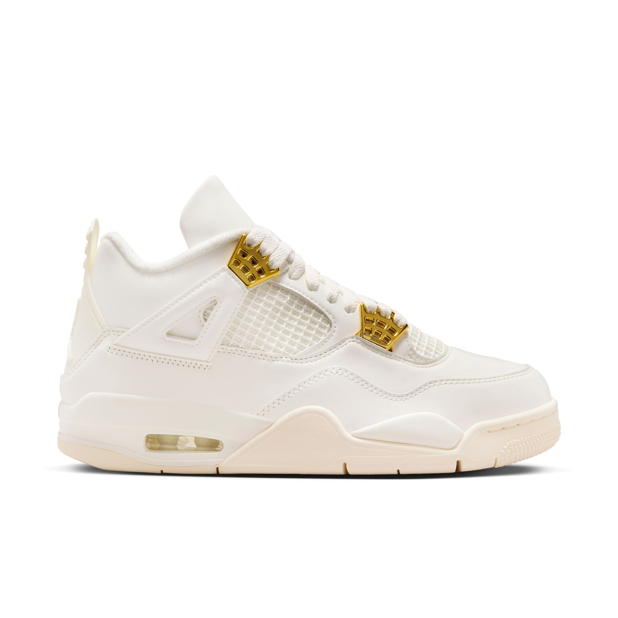 Womens Air Jordan 4 Retro 'Metallic Gold'