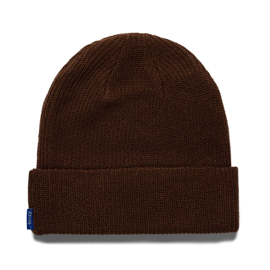 Awake NY Loose Gauge Knit Beanie 'Brown'