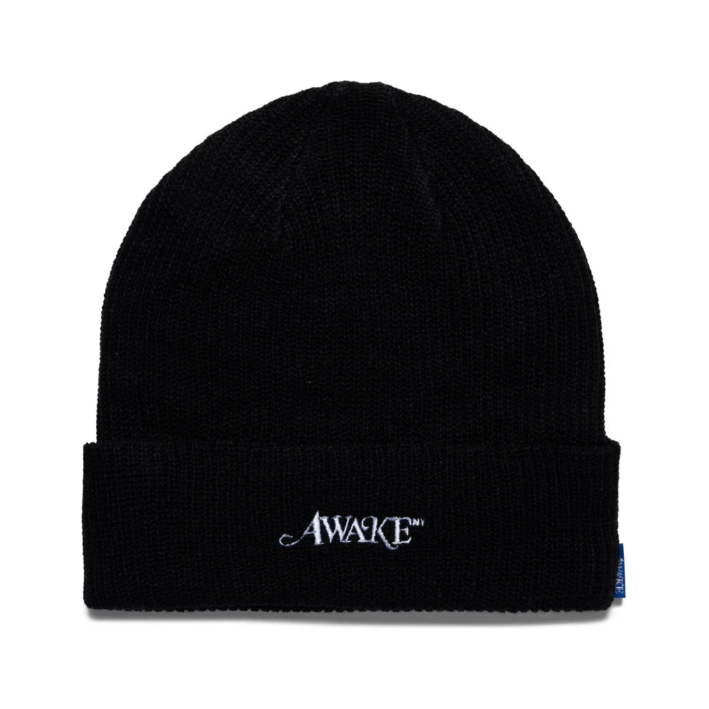 Awake NY Loose Gauge Knit Beanie 'Black'