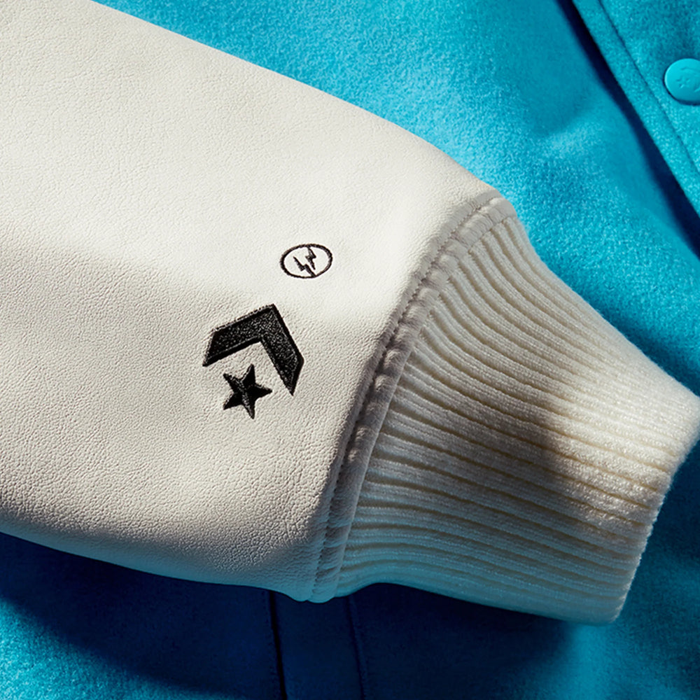 
                  
                    Load image into Gallery viewer, Converse x Fragment Varsity Jacket &amp;#39;Blue&amp;#39;
                  
                