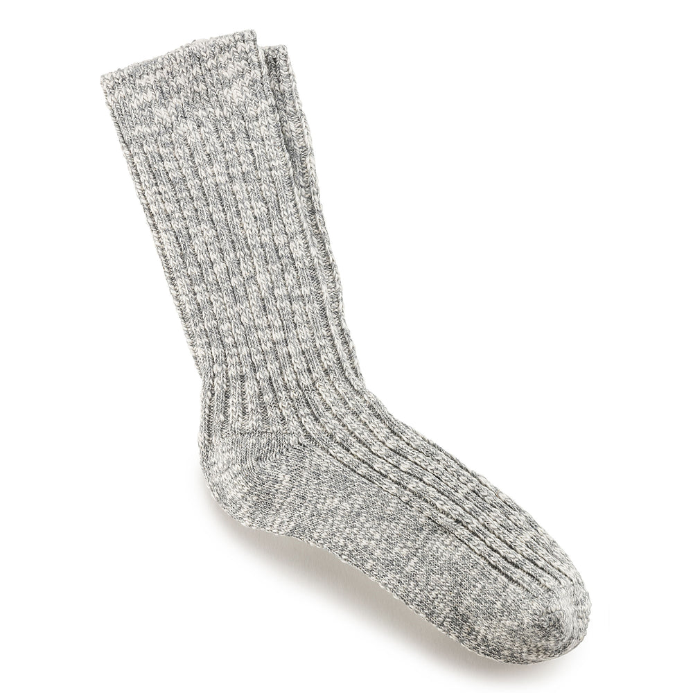 Womens Birkenstock Cotton Slub Sock 'Grey'