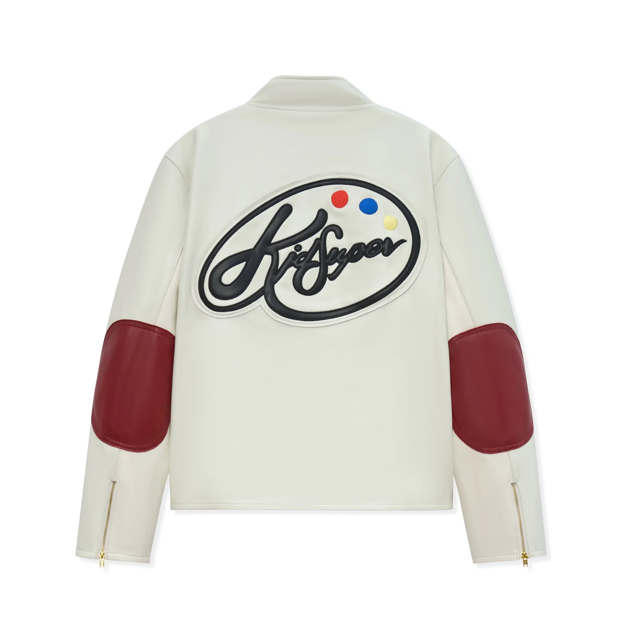 Kidsuper Paint Palette Moto Jacket 'White'