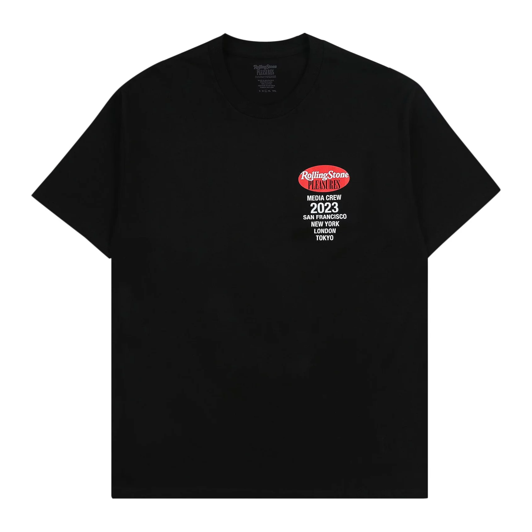 Pleasures Rolling Stone T-Shirt 'Black'