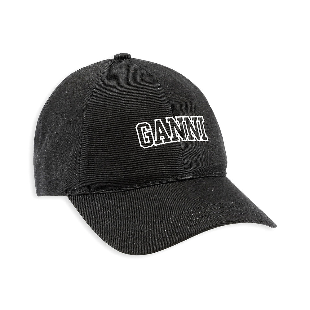 Ganni Software Heavy Cotton Hat 'Phantom'