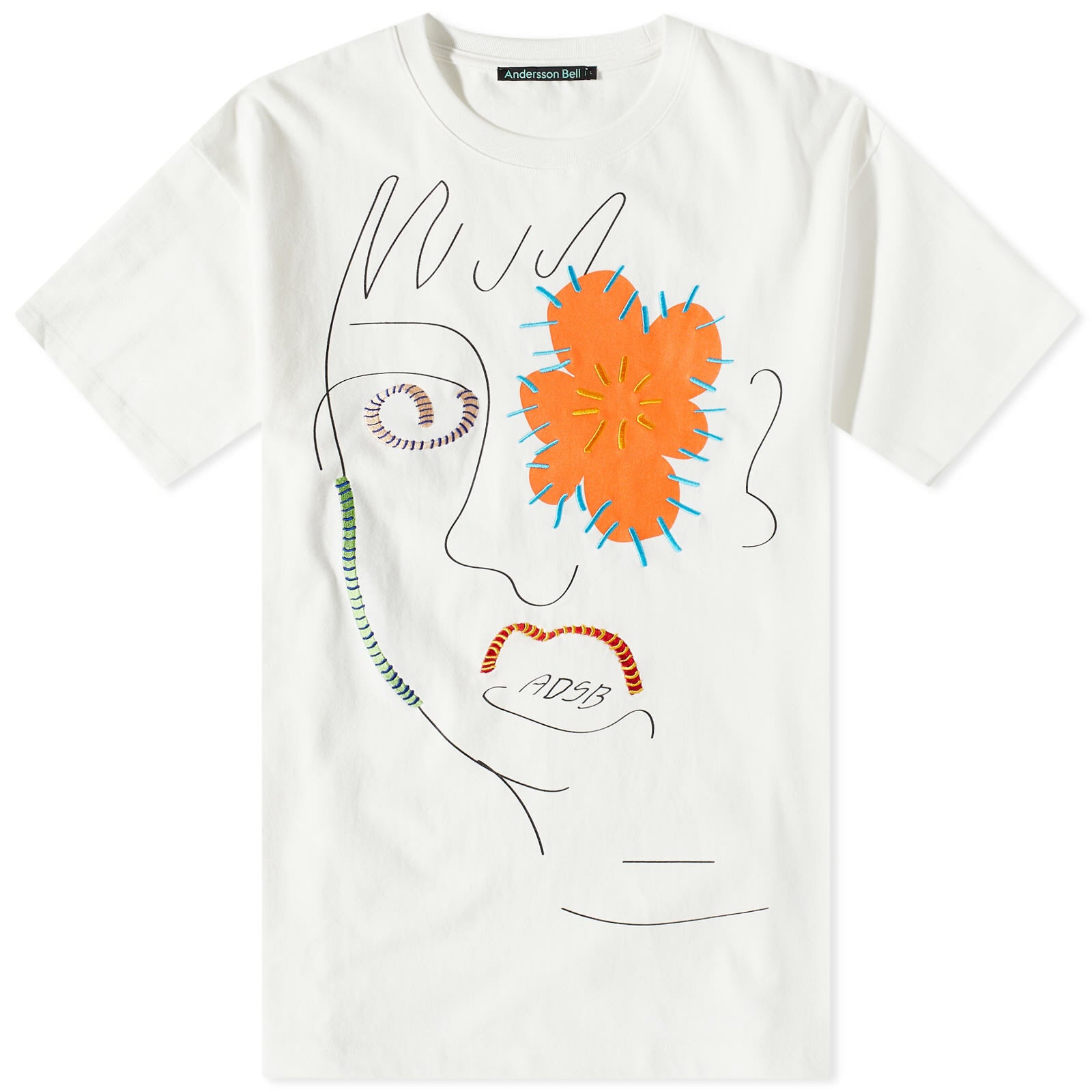 Andersson Bell Flower Man T-Shirt 'White'