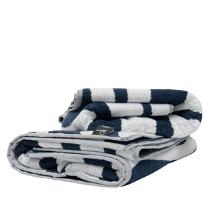 
                  
                    Load image into Gallery viewer, Parra Waves of the Navy Bath Towel &amp;#39;Navy&amp;#39;
                  
                