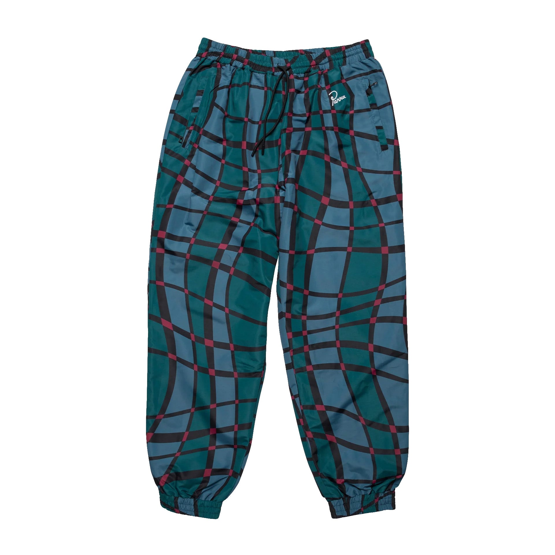 by Parra Squared Waves Pattern Track Pants 'Multi'