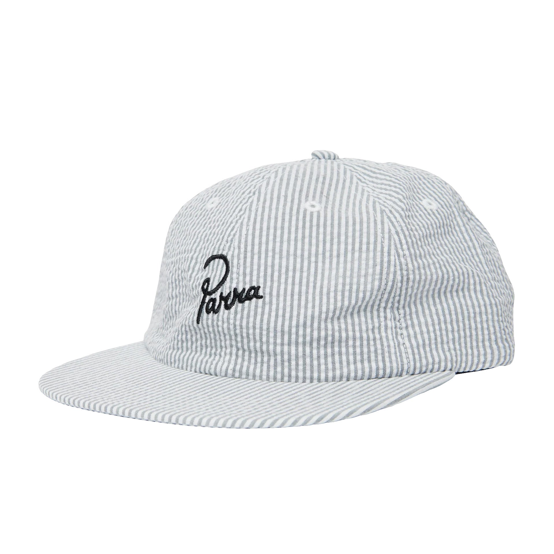 by Parra Classic Logo 6 Panel Hat 'White/Grey'