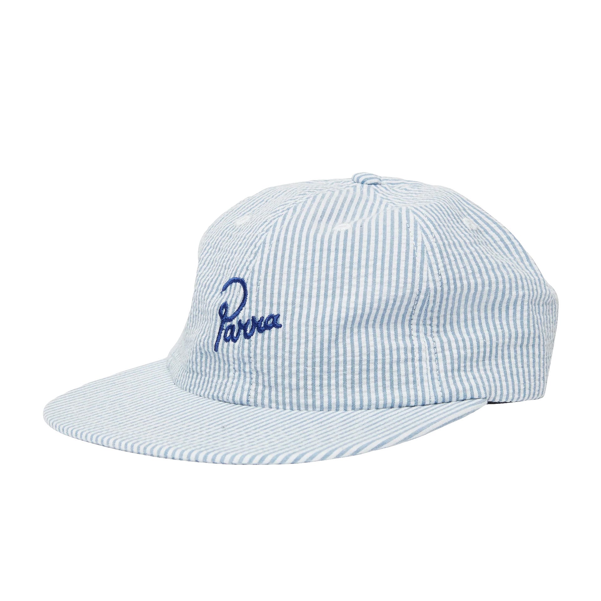 by Parra Classic Logo 6 Panel Hat 'White/Blue'