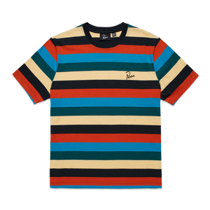 
                  
                    Load image into Gallery viewer, by Parra Stacked Pets on Stripes T-Shirt &amp;#39;Multi&amp;#39;
                  
                
