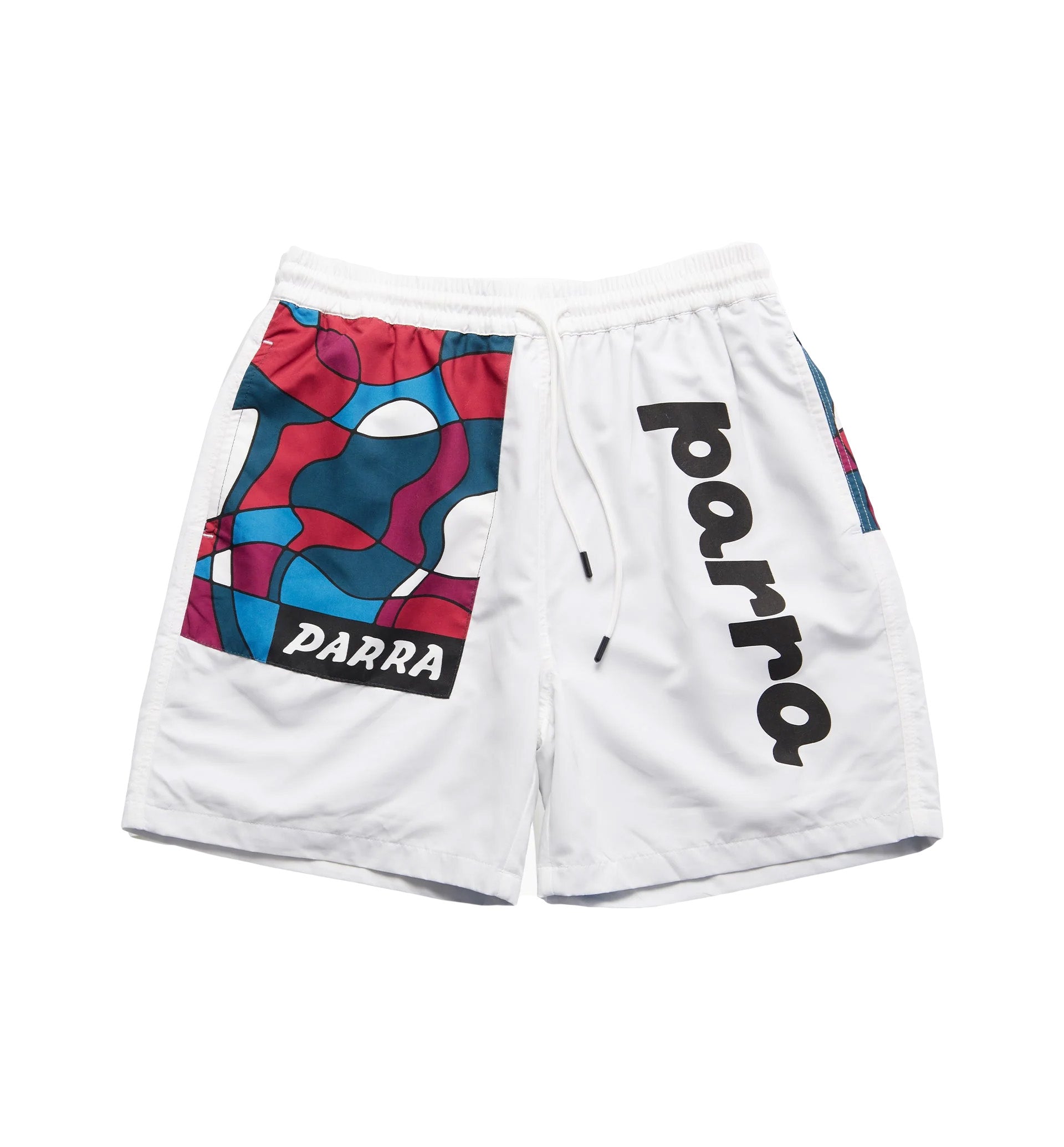 by Parra Sports Trees Swim Shorts 'White'