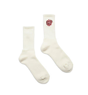 
                  
                    Load image into Gallery viewer, by Parra 1976 Logo Crew Socks &amp;#39;Red&amp;#39;
                  
                