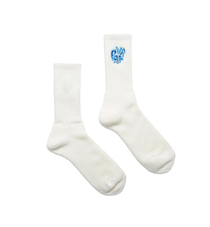 
                  
                    Load image into Gallery viewer, by Parra 1976 Logo Crew Socks &amp;#39;Blue&amp;#39;
                  
                