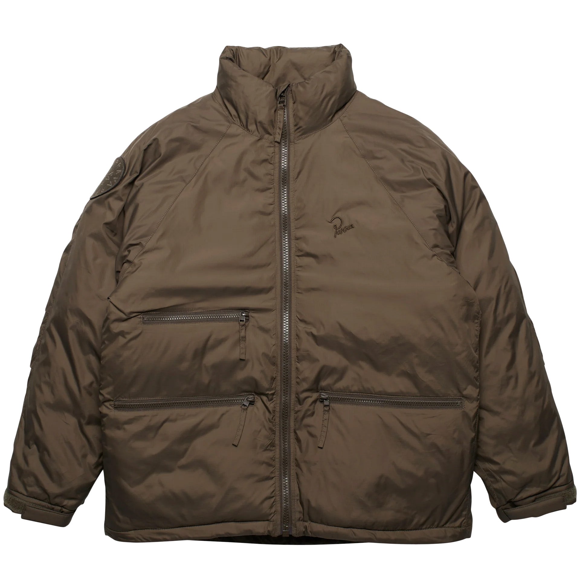 By Parra Canyons All Over Jacket 'Coffee Brown'
