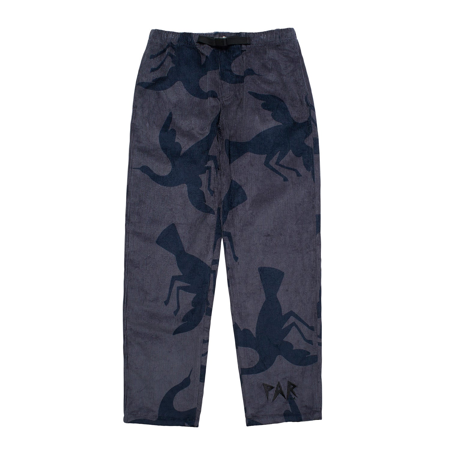 Parra clipped wings corduroy pants 'Greyish Blue'