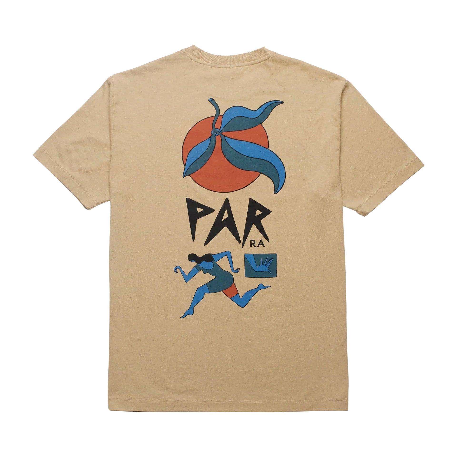 By Parra Evil Orange T-Shirt 'Beige'