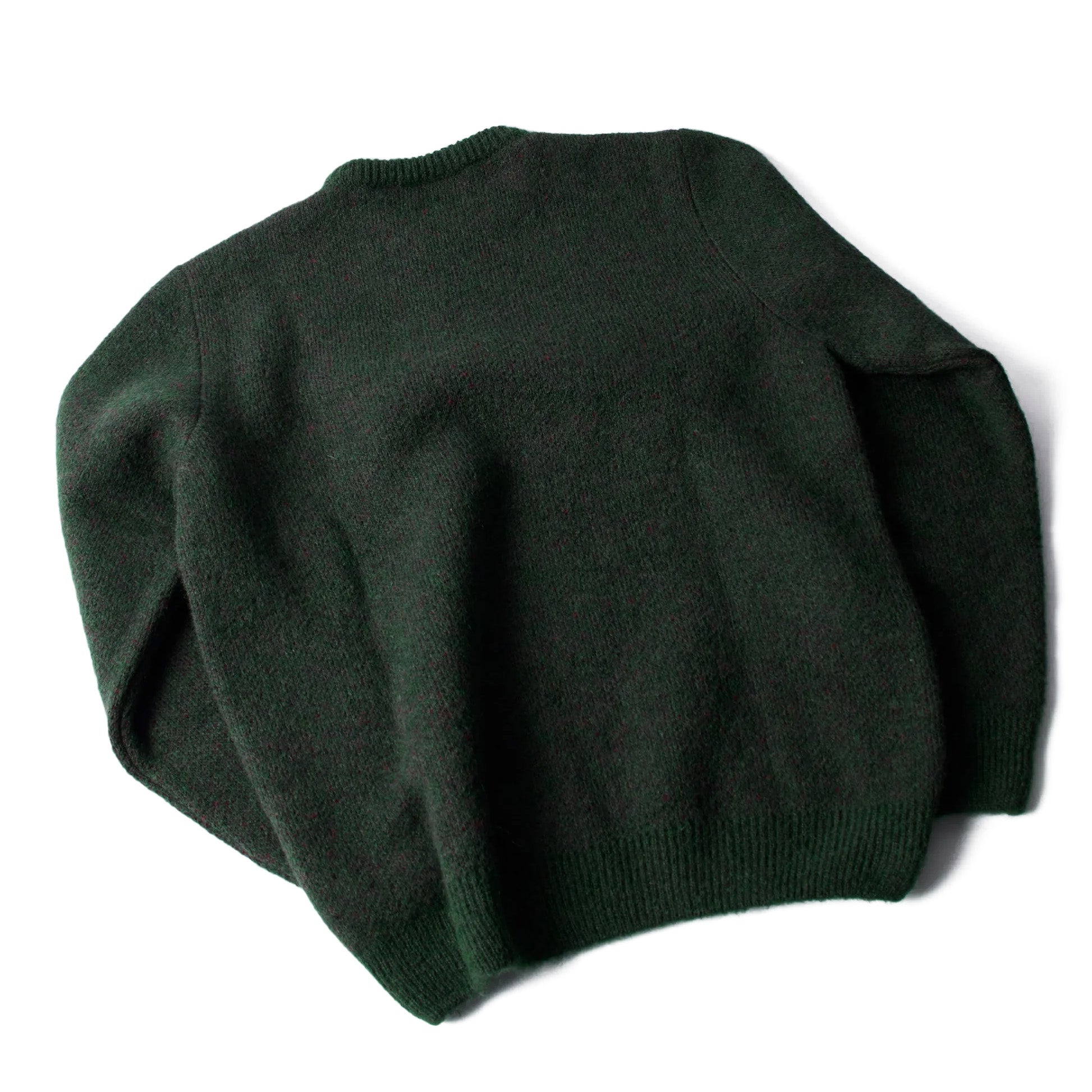 By Parra Stupid Strawberry Knitted Pullover 'Hunter Green'