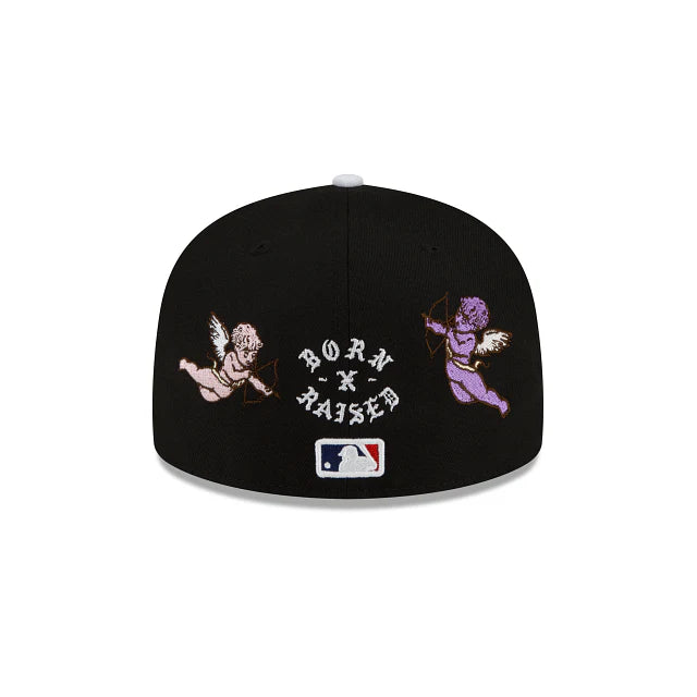 Born x Raised Cherubs Rocker Fitted Hat 'Black'