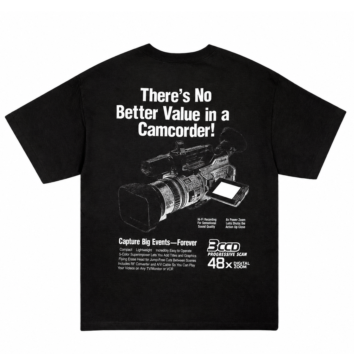 Full Court Press Handycam S/S Tee 'Black'