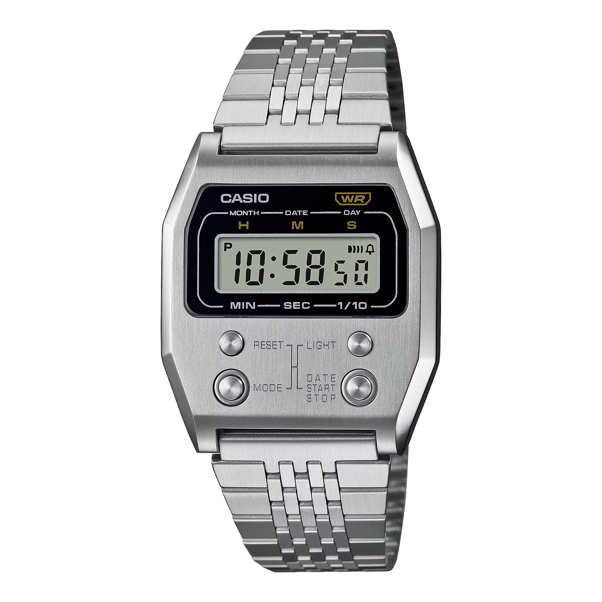 Casio A1100D-1VT Watch 'Stainless Steel'