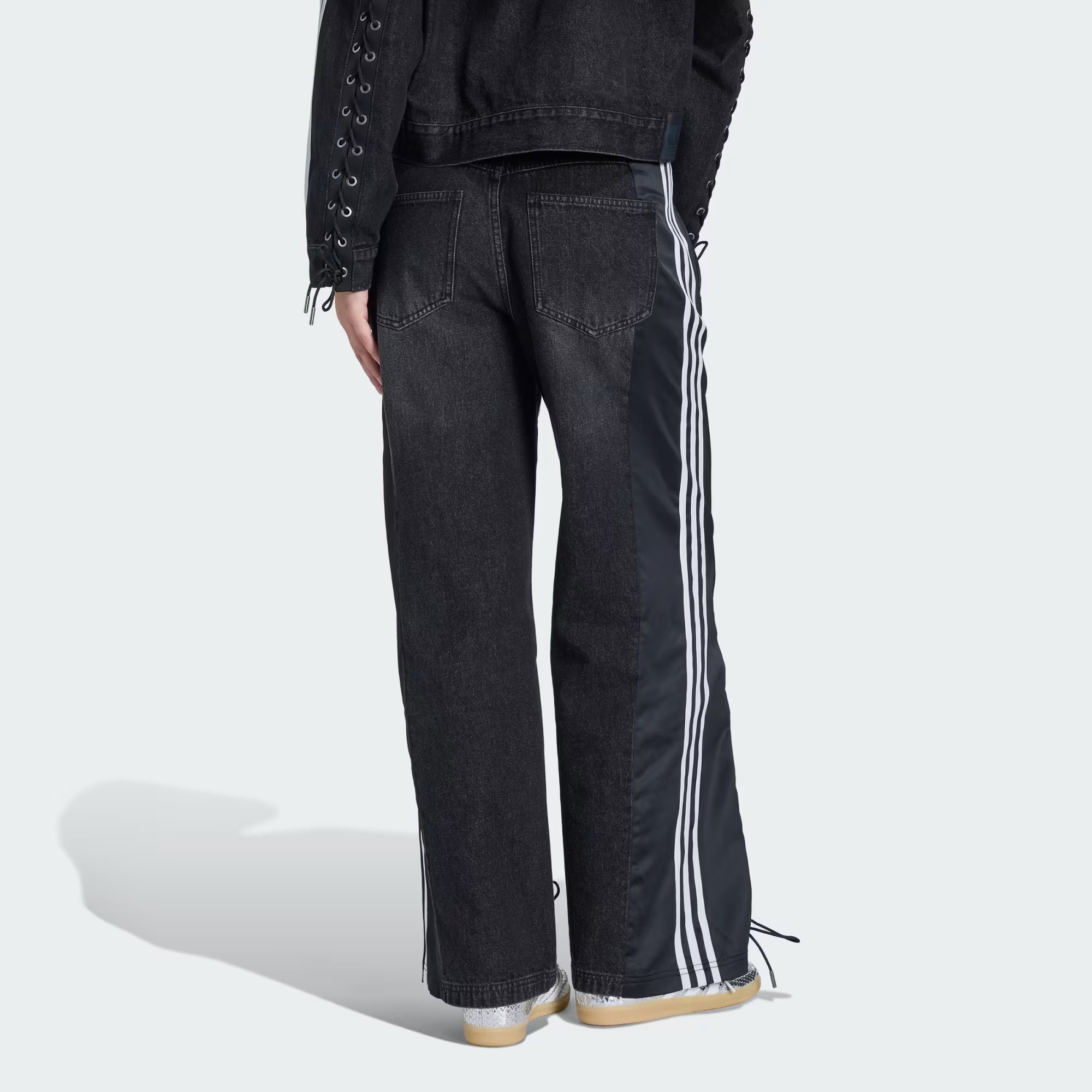 adidas Firebird Denim Fb Lacing Pants 'Black'