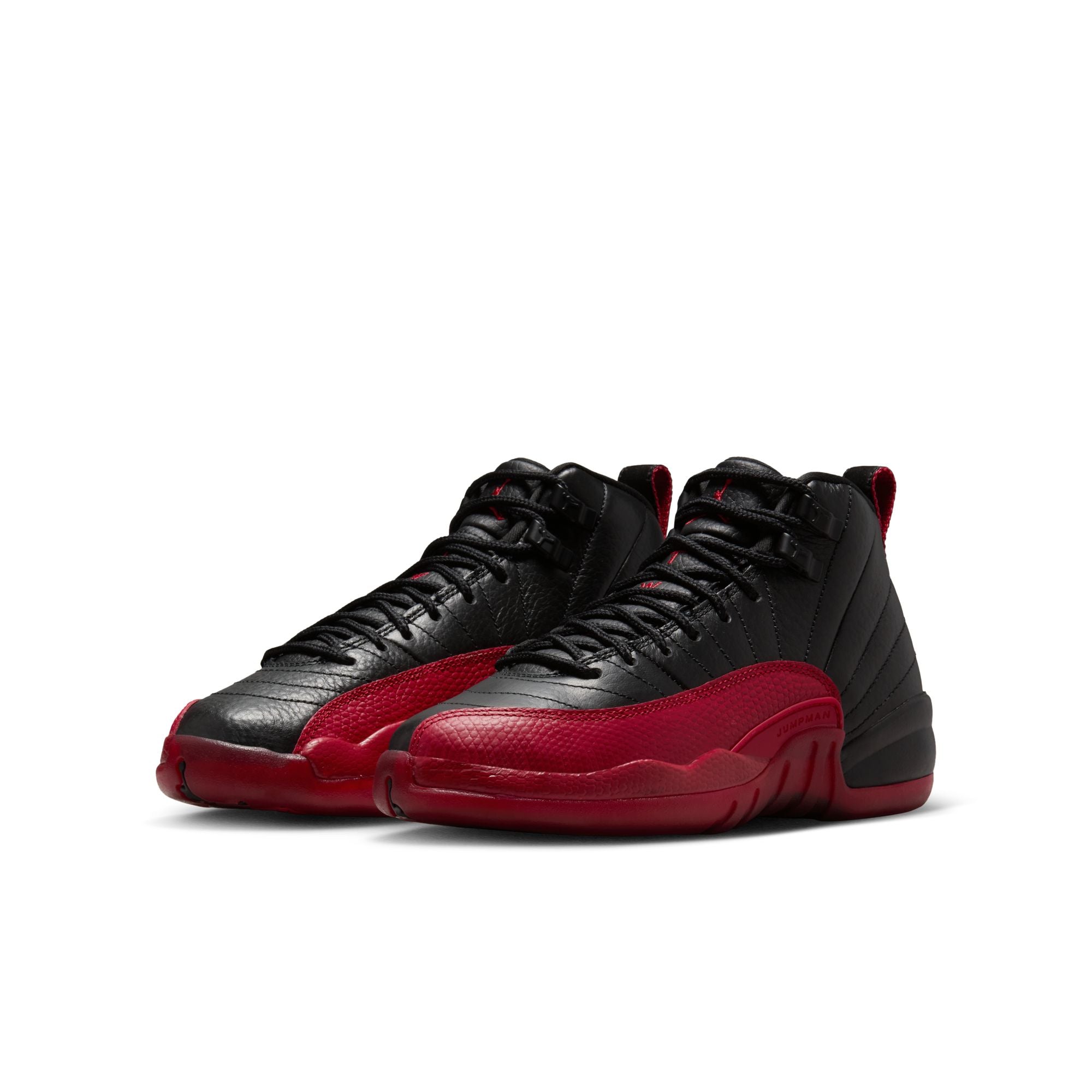 Youth Air Jordan 12 Retro 'Black/Varsity Red'
