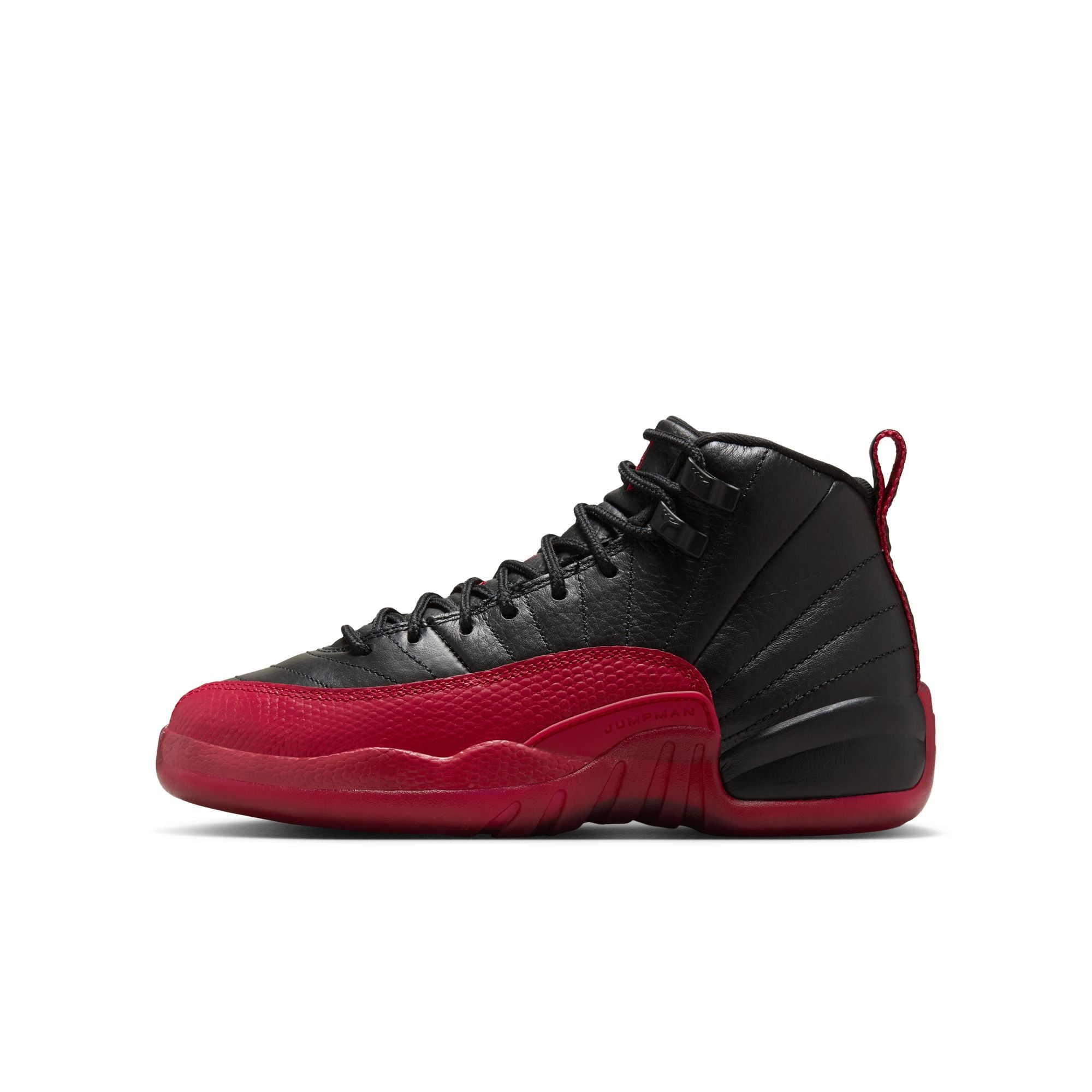Youth Air Jordan 12 Retro 'Black/Varsity Red'
