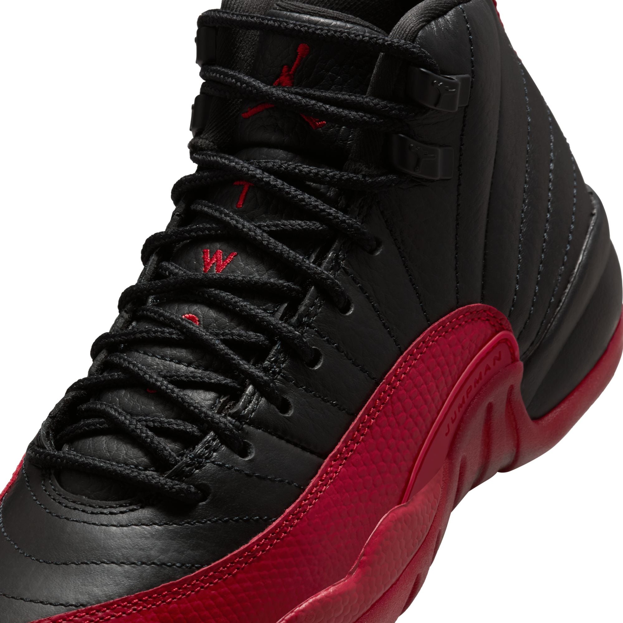 Youth Air Jordan 12 Retro 'Black/Varsity Red'