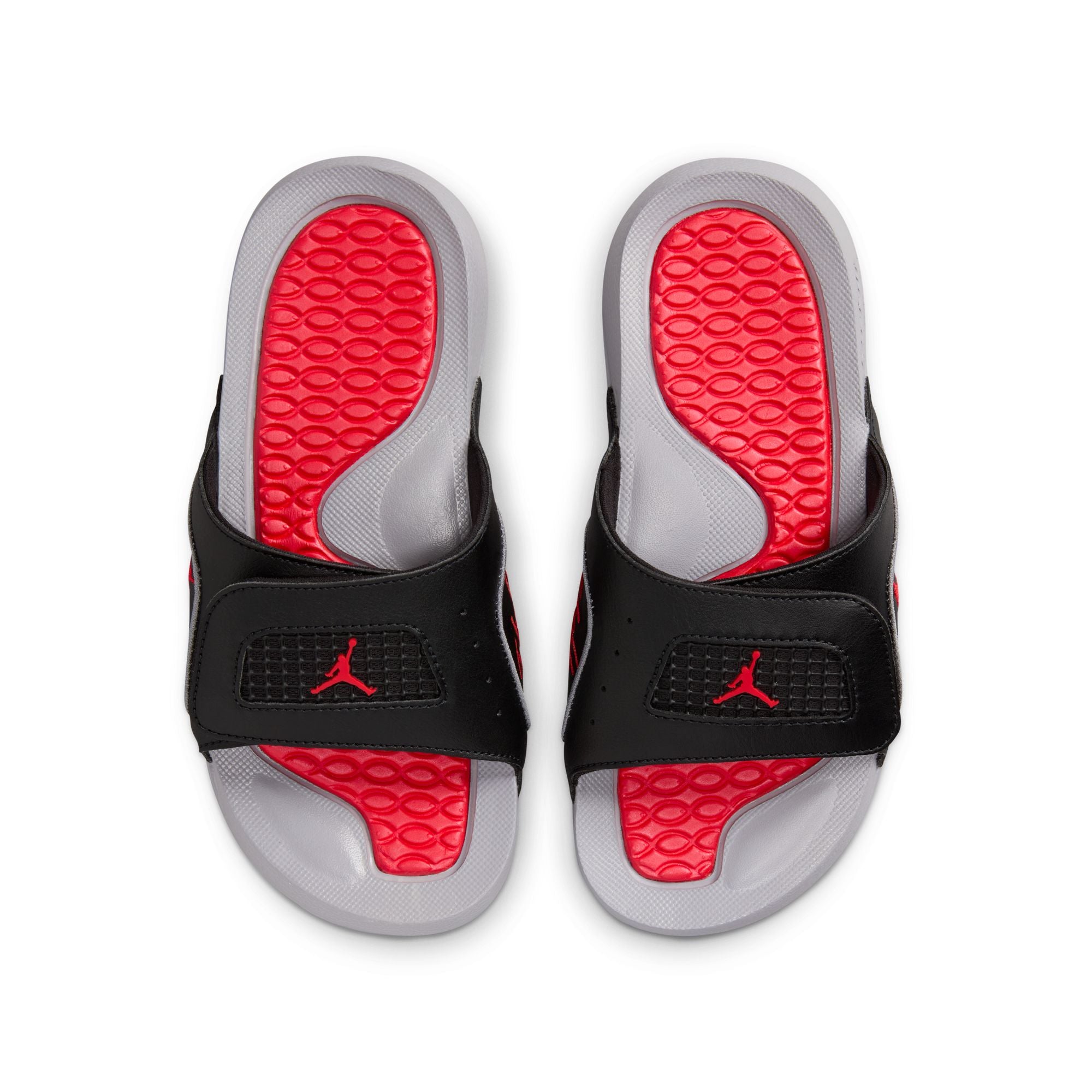 Youth Jordan Hydro 4 Retro Slides 'Black/Red'