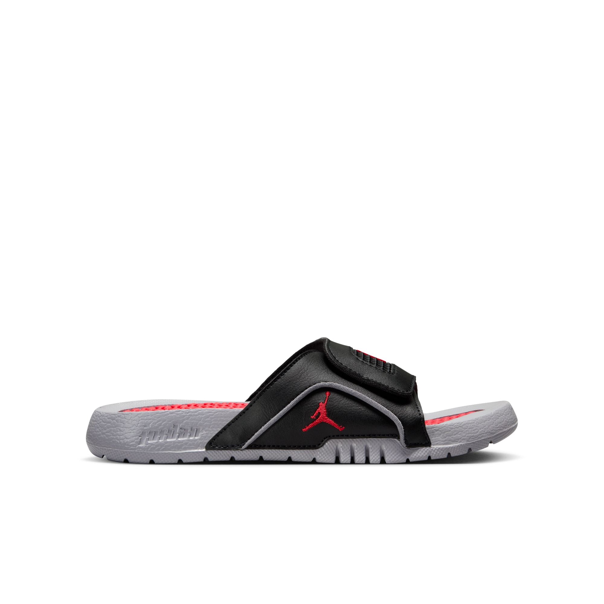 Youth Jordan Hydro 4 Retro Slides 'Black/Red'