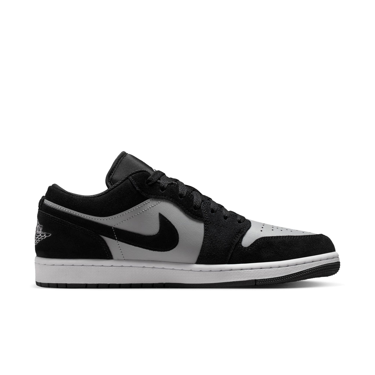 Air Jordan 1 Low 'Black/Light Smoke Grey/White'