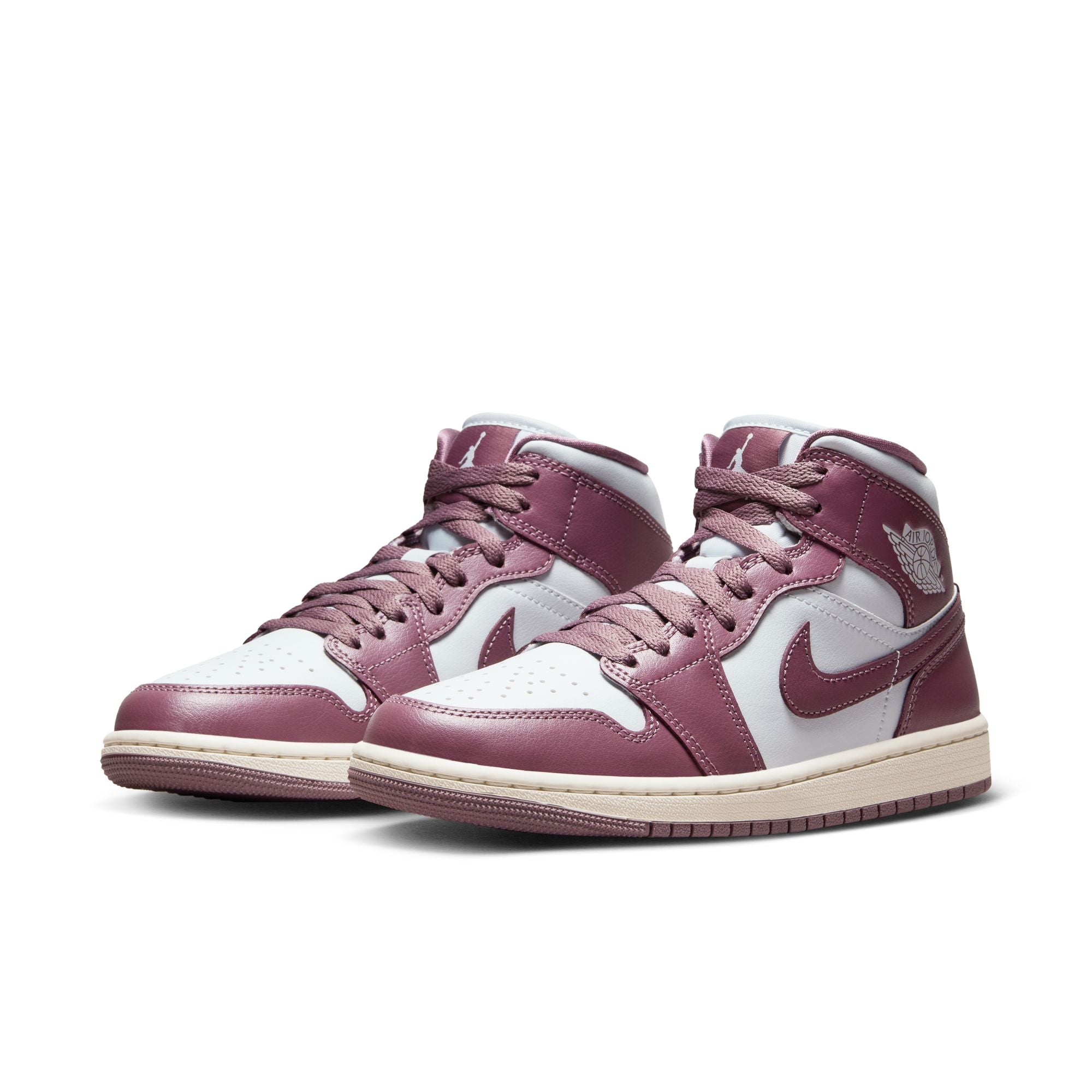 Womens Air Jordan 1 Mid 'Pure Platinum'