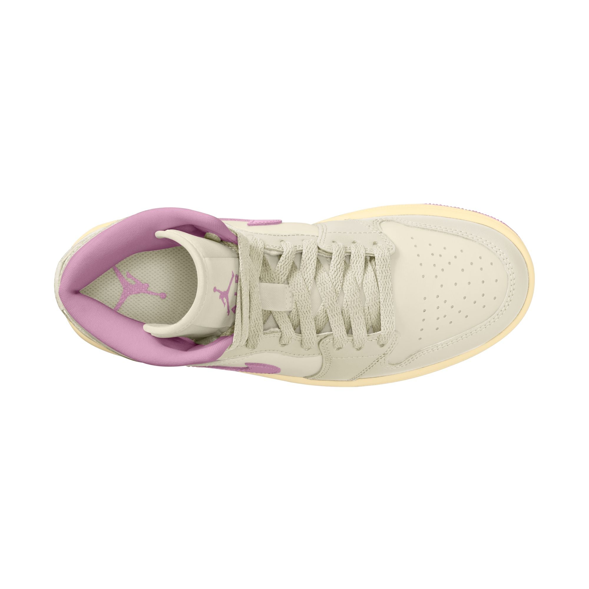 Womens Air Jordan 1 Mid 'Sail/Orchid'