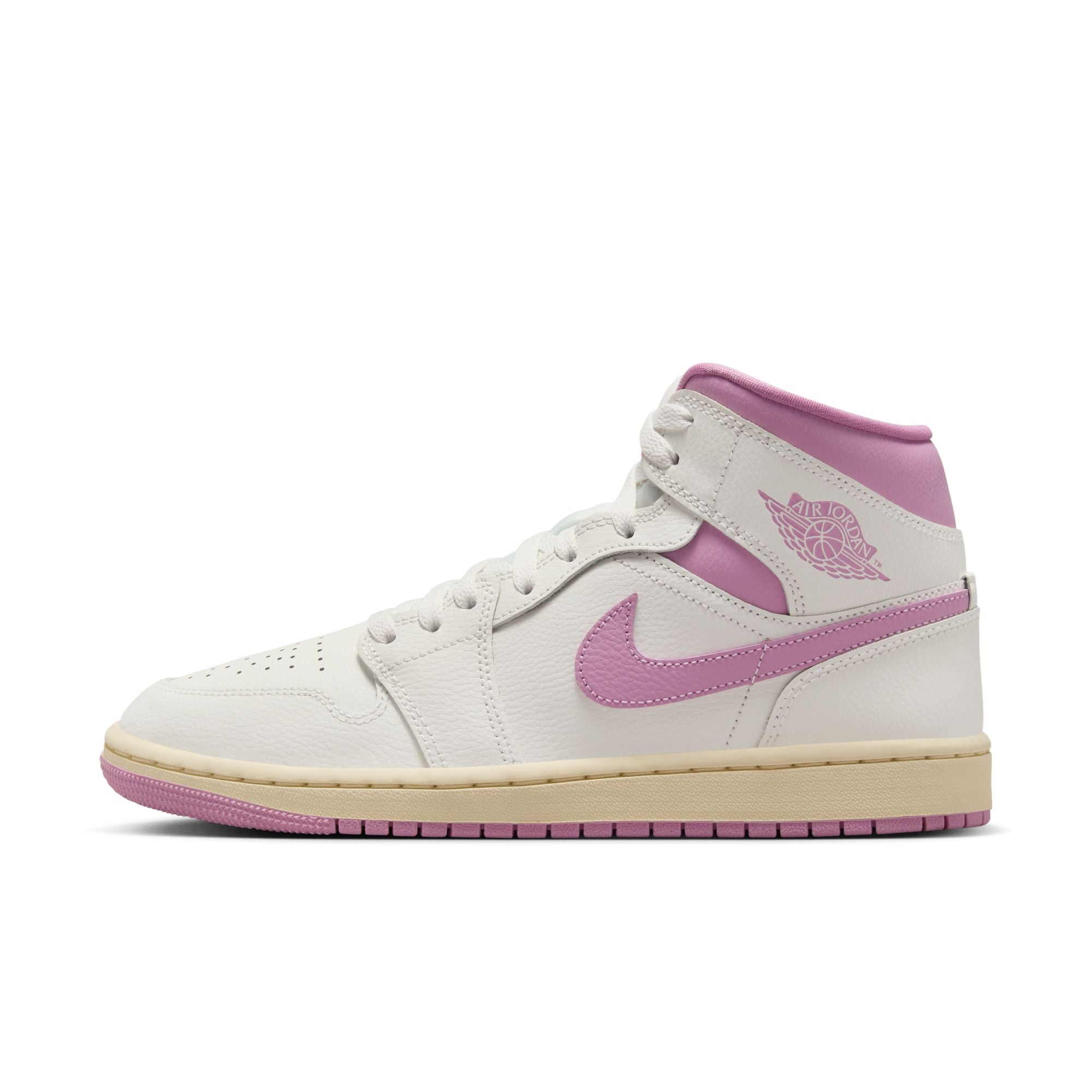 Womens Air Jordan 1 Mid 'Sail/Orchid'