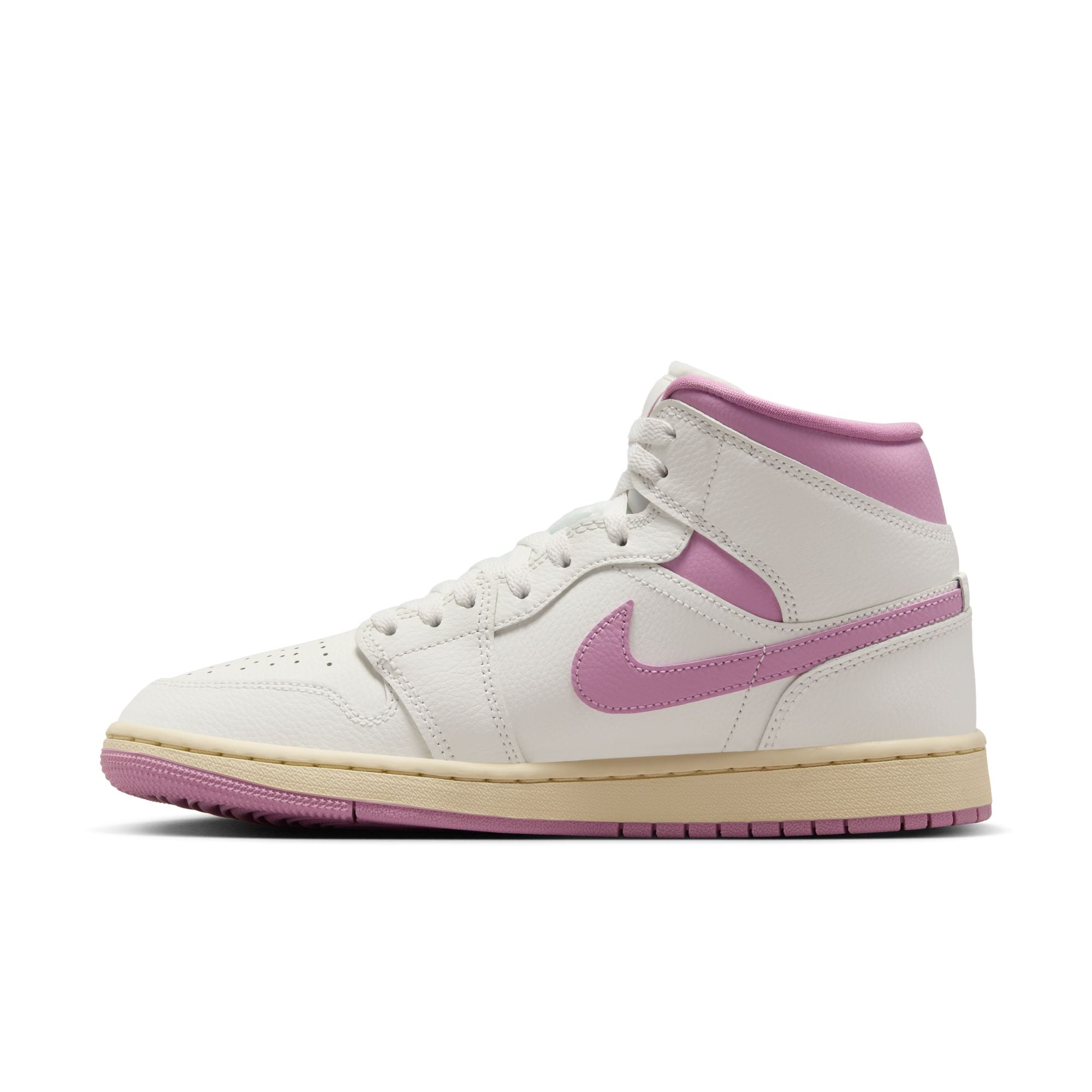 Womens Air Jordan 1 Mid 'Sail/Orchid'