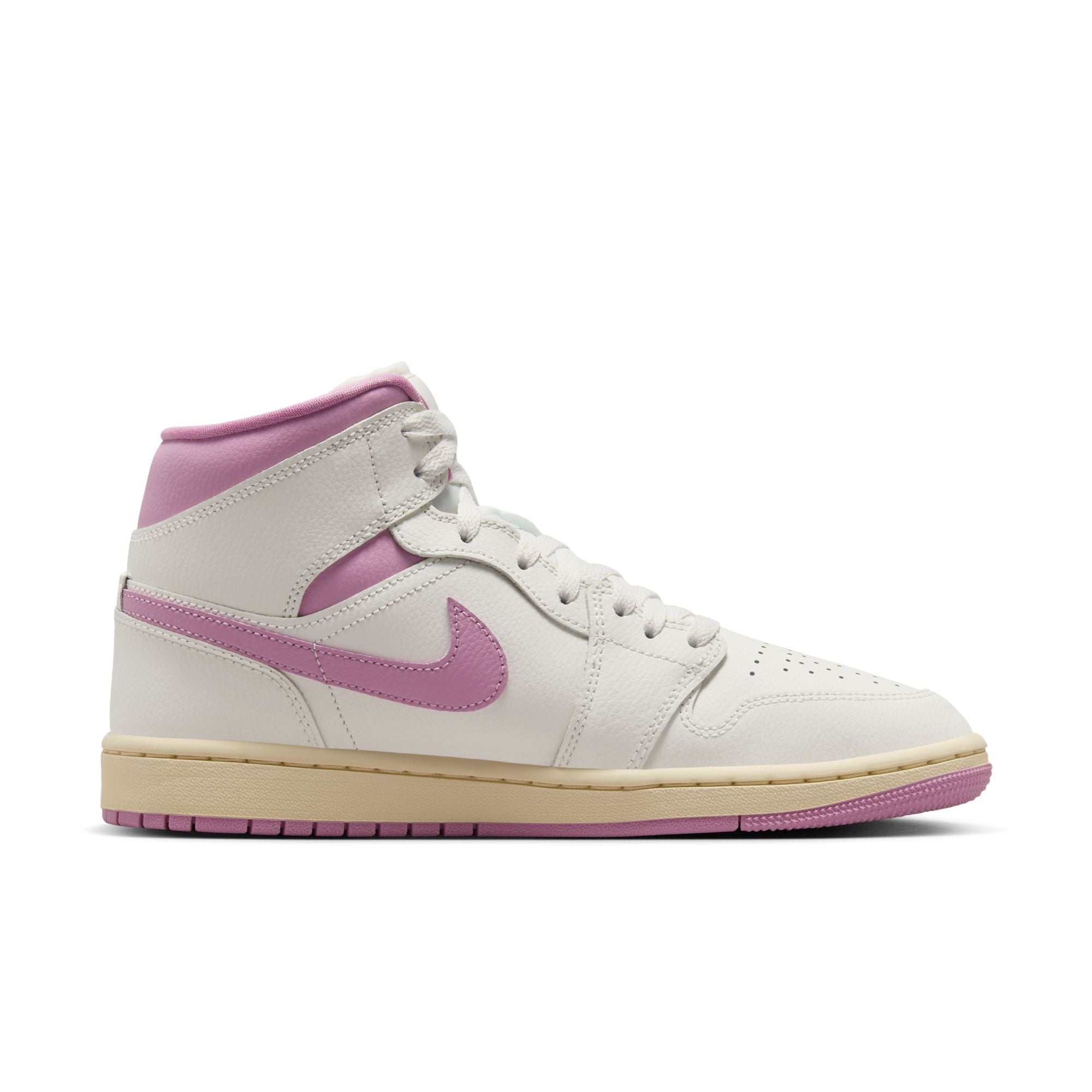 Womens Air Jordan 1 Mid 'Sail/Orchid'