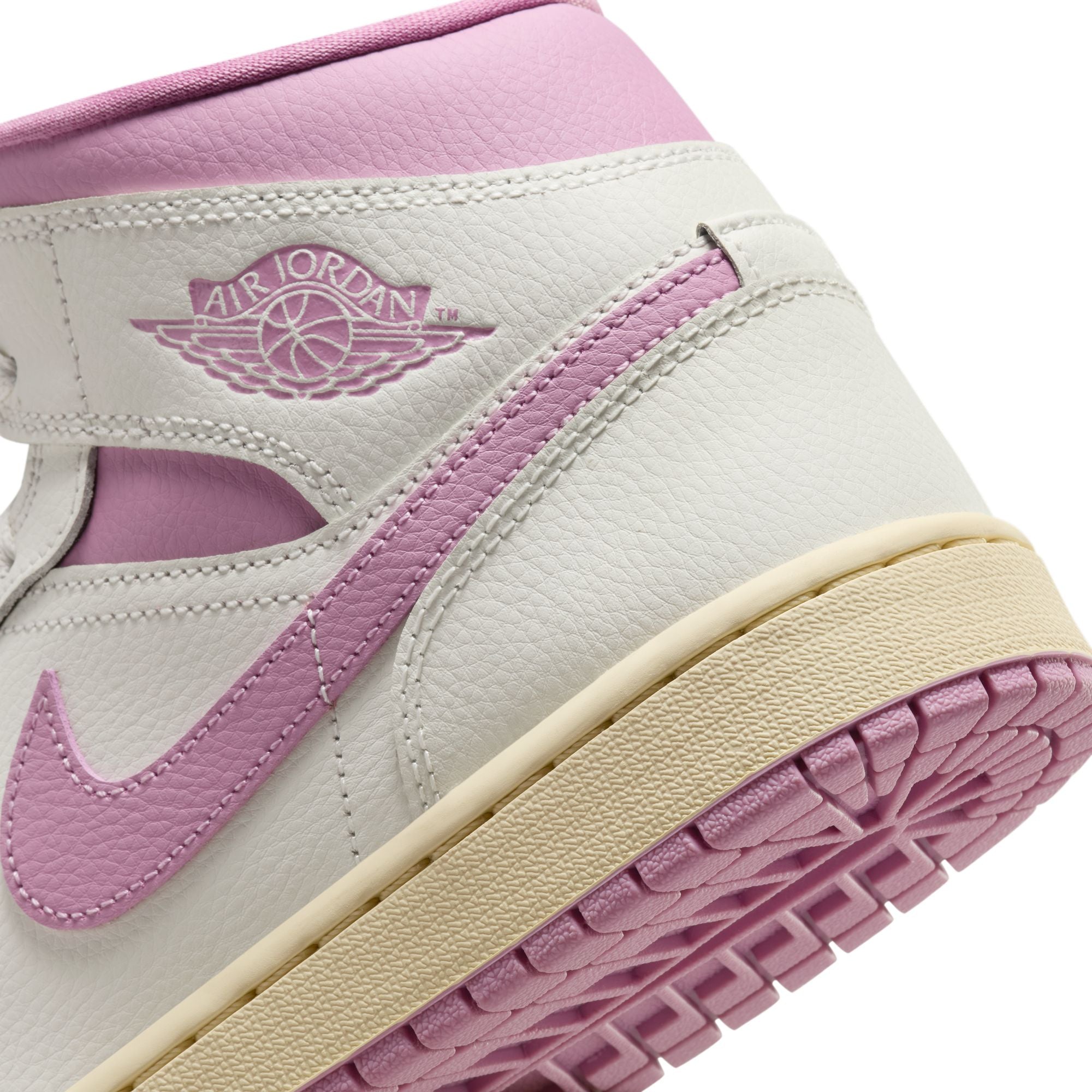 Womens Air Jordan 1 Mid 'Sail/Orchid'