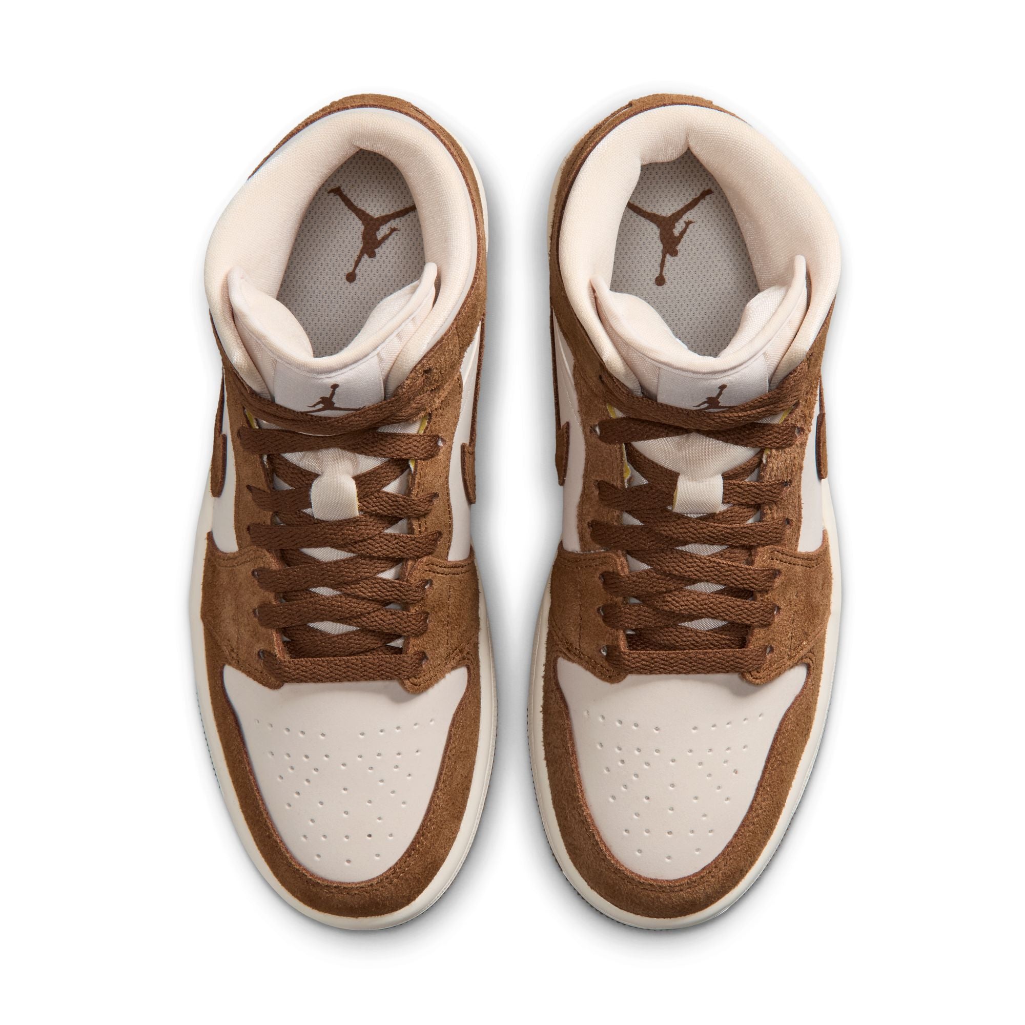 Womens Air Jordan 1 Mid 'Light British Tan Chalk'
