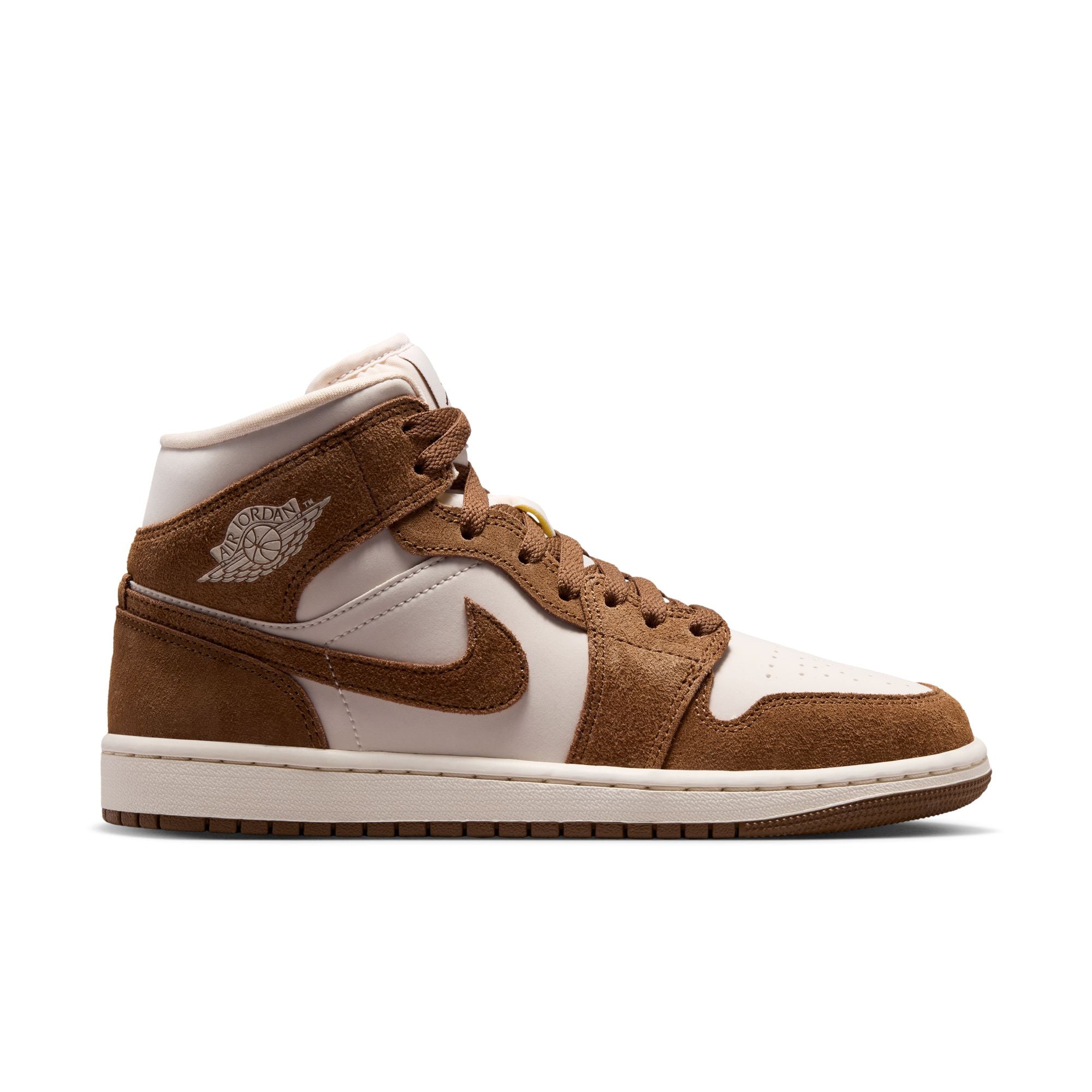 Womens Air Jordan 1 Mid 'Light British Tan Chalk'