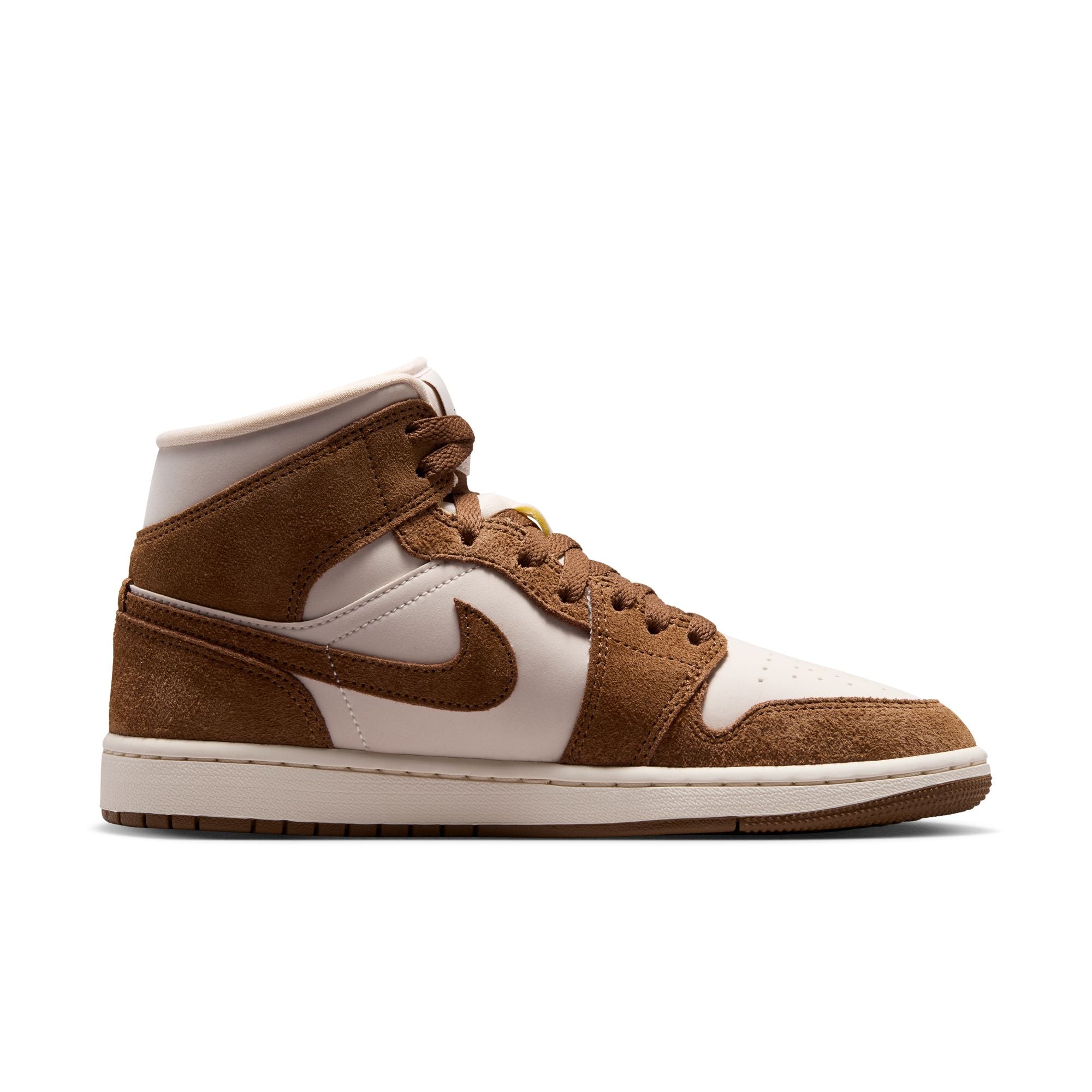 Womens Air Jordan 1 Mid 'Light British Tan Chalk'