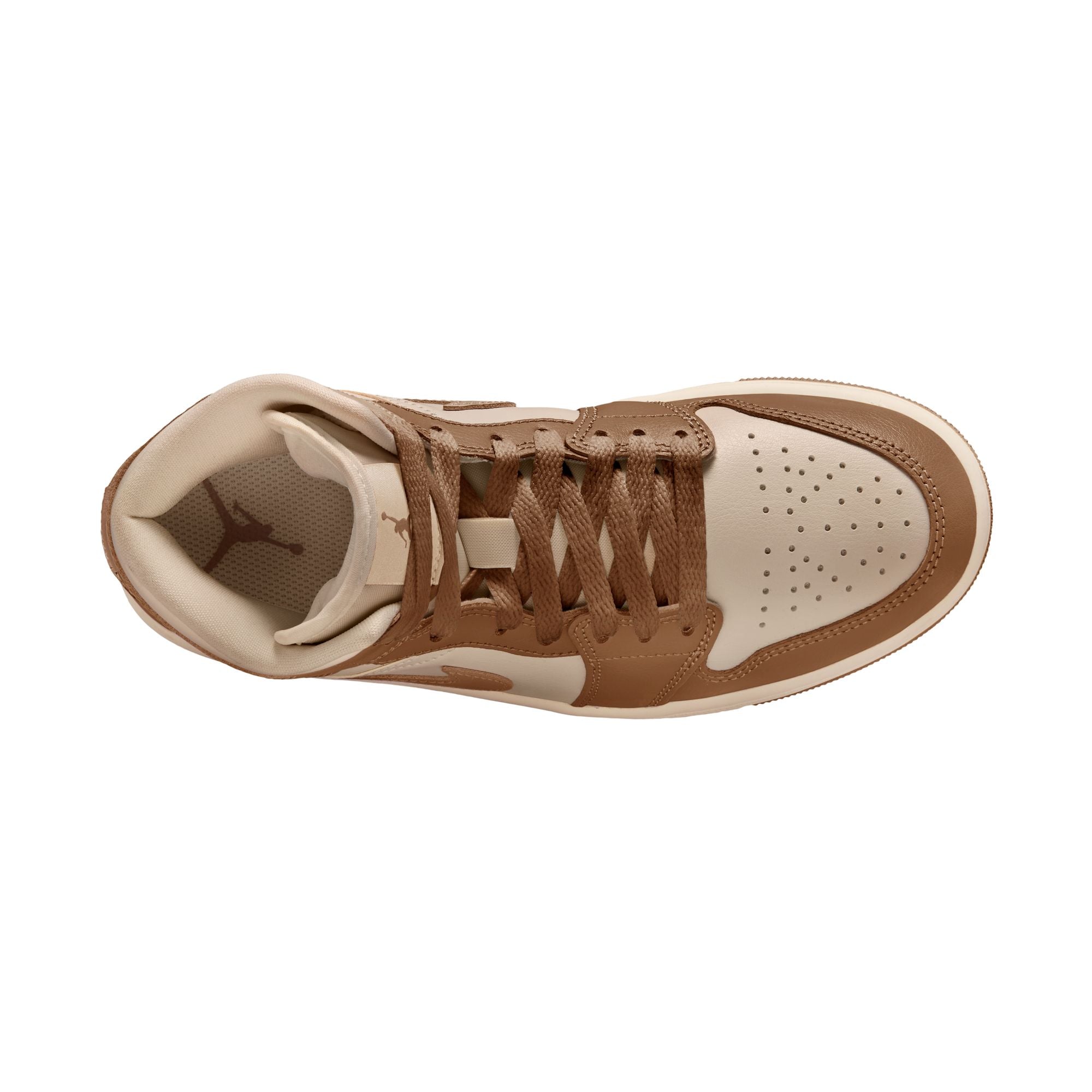 Womens Air Jordan 1 Mid 'Light British Tan Chalk'