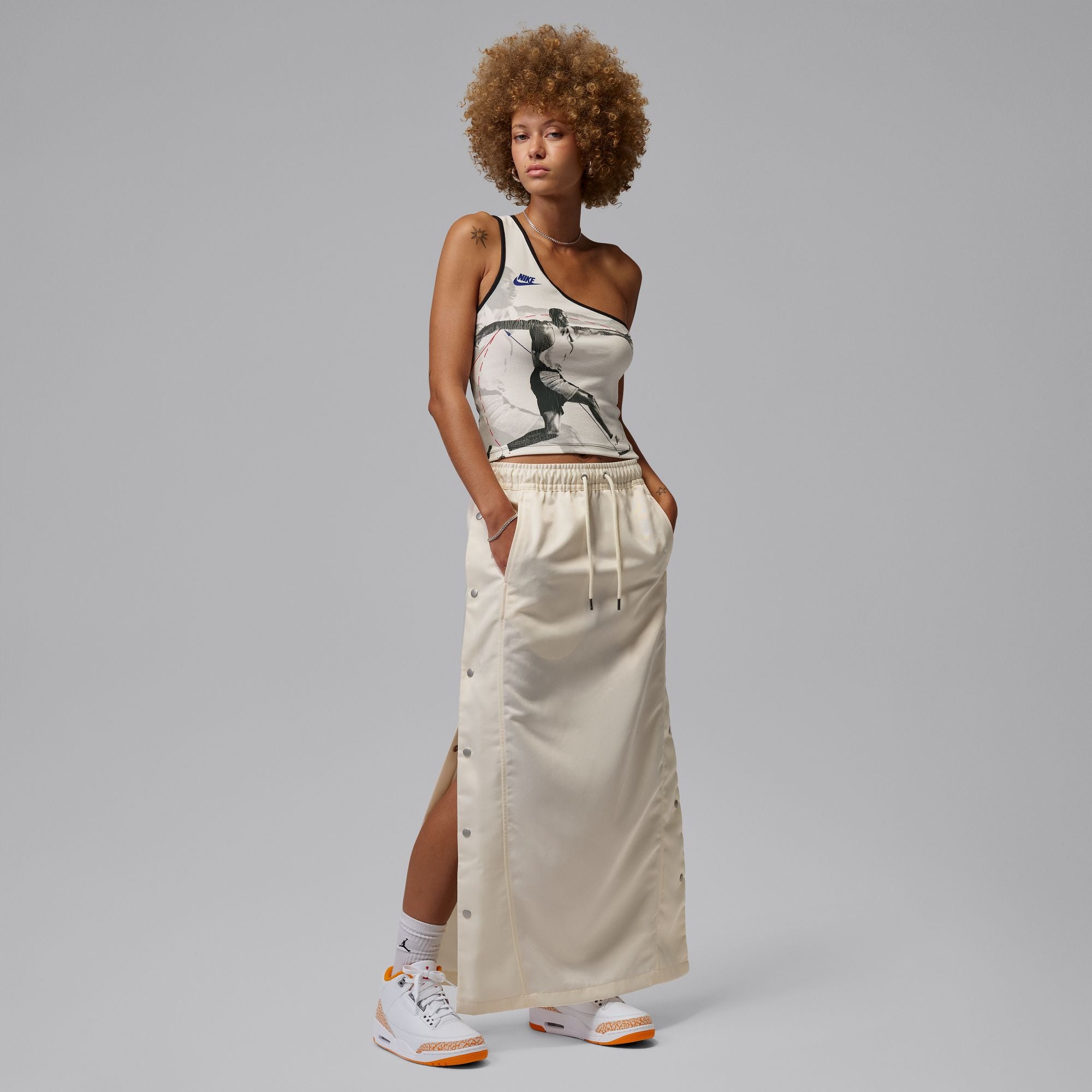 Womens Air Jordan 3 Retro 'White/Orange citrus'
