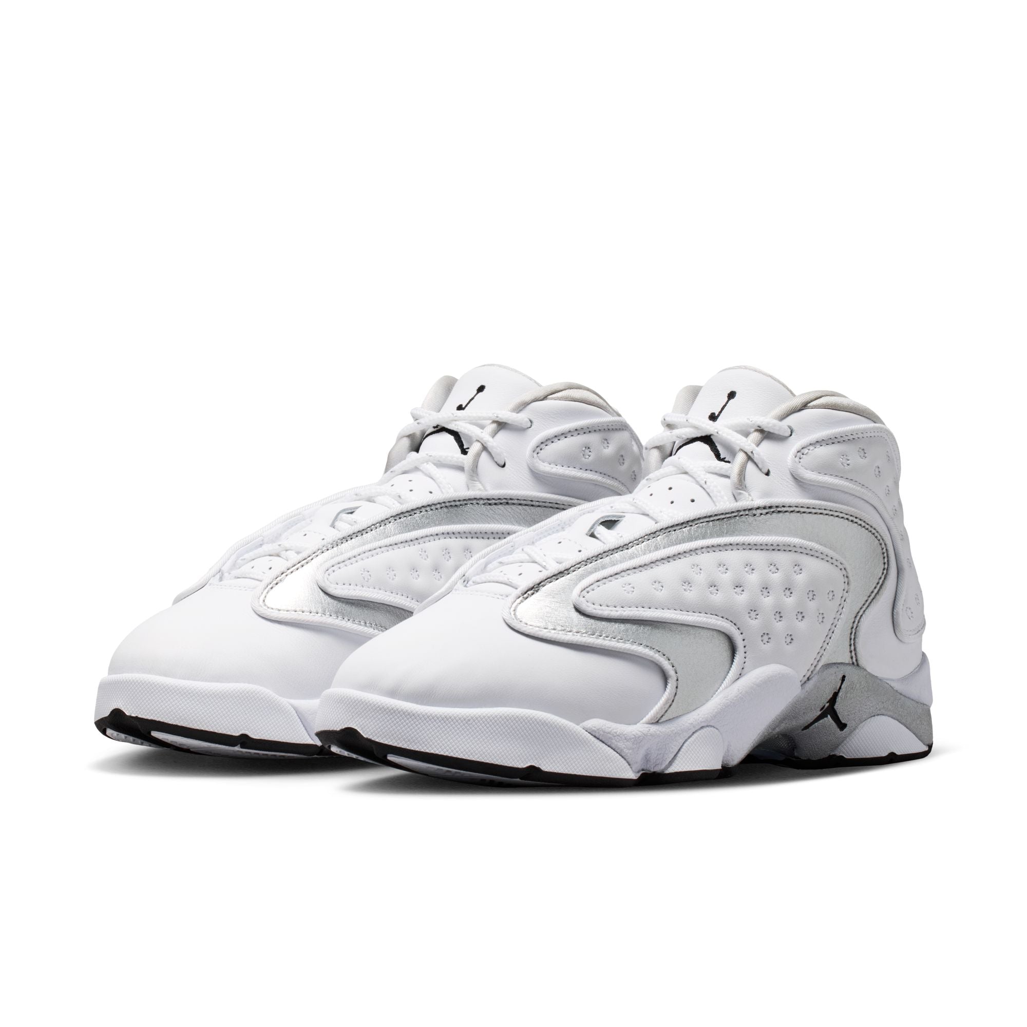 Womens Jordan OG 'White/Metallic Silver'