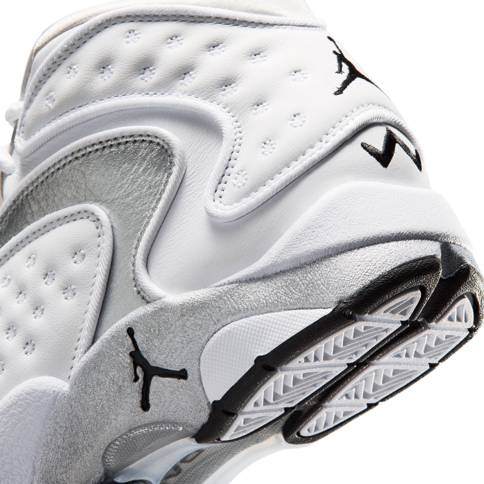 Womens Jordan OG 'White/Metallic Silver'