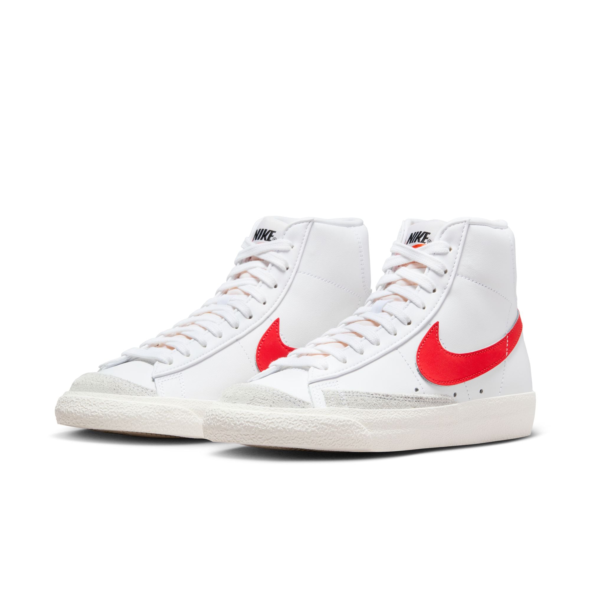 Womens Nike Blazer Mid '77 'White/Habanero Red'