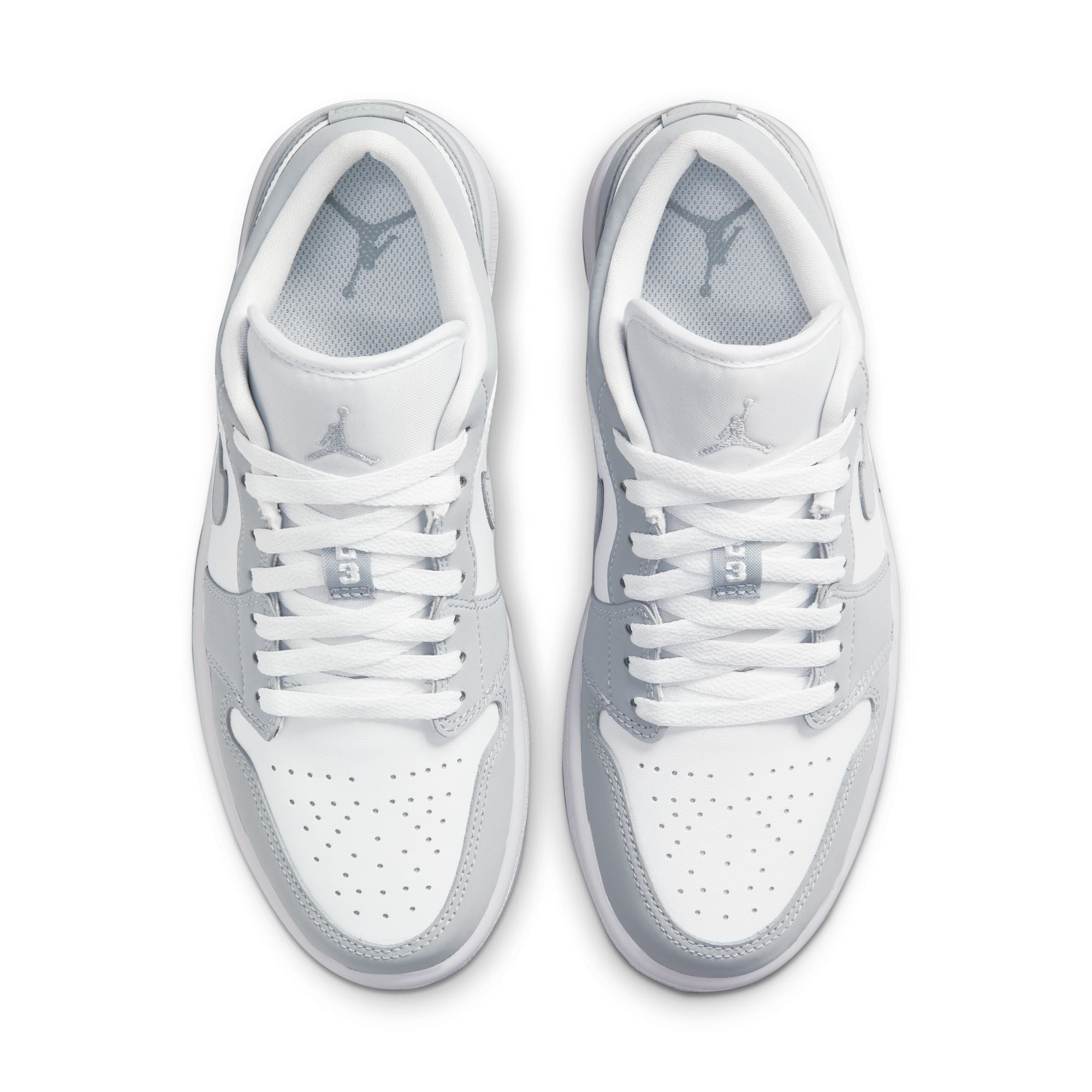 air jordan 1 low white grey wolf