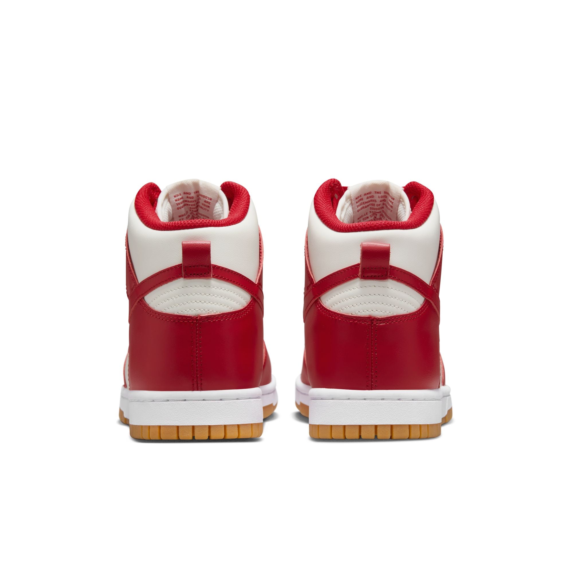 Womens Nike Dunk High 'White/Red'